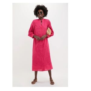 NWT Guava Embroidered Wisteria Dress